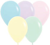 Betallic Latex Pastel Matte Assortment 5″ Latex Balloons (100)