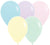 Betallic Latex Pastel Matte Assortment 5″ Latex Balloons (100)