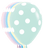Betallic Latex Pastel Matte Assortment w/ White Polka Dots 11″ Latex Balloons (50 count)
