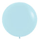 Pastel Matte Blue 24″ Latex Balloons (10 Count)