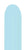 Betallic Latex Pastel Matte Blue 260B Latex Balloons (50)