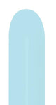 Pastel Matte Blue 260B Latex Balloons (50)