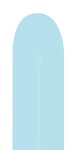 Pastel Matte Blue 260B Latex Balloons (50)