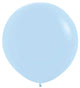 Globos de látex azul pastel mate de 36″ (2 unidades)