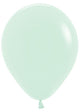 Pastel Matte Green 11″ Latex Balloons (100 count)