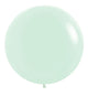 Globos de látex verde pastel mate de 24″ (10 unidades)