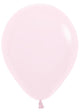 Globos de látex rosa pastel mate de 11″ (100 unidades)