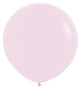 Globos de látex rosa pastel mate de 24″ (10 unidades)