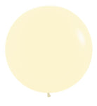 Betallic Latex Pastel Matte Yellow 24″ Latex Balloons (10 Count)