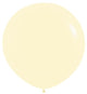 Globos de látex amarillo pastel mate de 36″ (2 unidades)