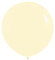 Globos de látex amarillo pastel mate de 36″ (2 unidades)
