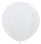 Globos de látex color blanco perla de 24″ (10 unidades)