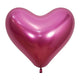 Reflex Fuchsia Heart 14″ Latex Balloons (50 count)