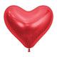 Globos de látex Reflex Red Heart de 14″ (50 unidades)