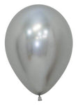 Betallic Latex Reflex Silver 5″ Latex Balloons (100)