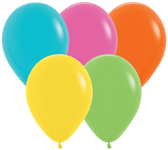 Betallic Latex Tropical Assortment 5″ Latex Balloons (100 count)