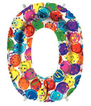 Betallic Mylar & Foil 0 Party Time 40" Foil Numbers by Betallic