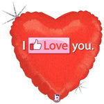 18" Thumbs Up Like Button Love Holographic