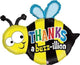 30" Thanks a Buzz-illion Bee Thank You Balloon