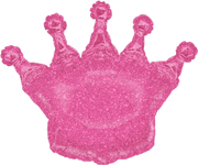 Betallic Mylar & Foil 36" Jumbo Pink Crown Balloon