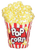 Betallic Mylar & Foil 38" Popcorn Balloon