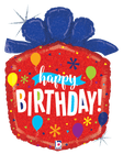 Betallic Mylar & Foil Birthday Party Present 27″ Balloon