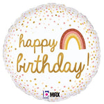 Betallic Mylar & Foil Boho Happy Birthday 18″ Balloon