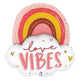 Globo Boho Love Vibes Rainbow 35″