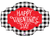 Betallic Mylar & Foil Buffalo Plaid Valentine's Day 32″ Balloon