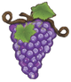 Bunch of Purple Grapes Giant 31" Balloon