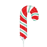 Betallic Mylar & Foil Candy Cane (requires heat-sealing) 14″ Balloon