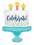 Betallic Mylar & Foil Celebrate! Cake 33″ Balloon