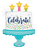 Betallic Mylar & Foil Celebrate! Cake 33″ Balloon