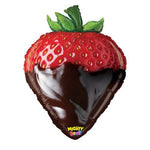 Betallic Mylar & Foil Chocolate Covered Strawberry 26″ Balloon