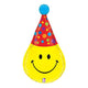 Dimensional Smiley Party Hat 33″ Balloon