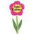 Betallic Mylar & Foil Fresh Pick Birthday Flower 60″ Balloon