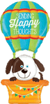 Giant 5-Foot Tall Sending Happy Thoughts Balloon