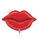 Glitter Lips 14″ Balloon (requires heat-sealing)