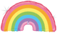 Glitter Pastel Rainbow 36″ Balloon