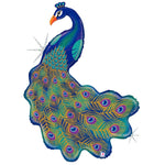 Betallic Mylar & Foil Glitter Peacock 42″ Balloon