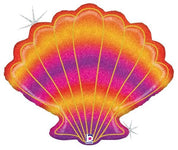 Betallic Mylar & Foil Glitter Seashell 30″ Balloon