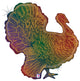 Glitter Turkey Holographic 31″ Balloon