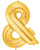 Gold Ampersand 40″ Balloon