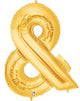 Gold Ampersand 40″ Balloon