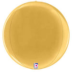 Betallic Mylar & Foil Gold Globe Dimensionals 15″ Balloon