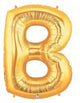 Gold Letter B 40″ Balloon