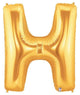 Gold Letter H 40″ Balloon