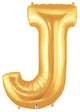 Gold Letter J 40″ Balloon