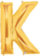 Gold Letter K 34″ Balloon