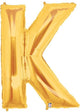 Gold Letter K 40″ Balloon